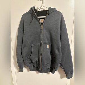 2015 Carhartt Thermal Hoodie - Grey Size Large